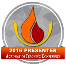 2016 Academy of Teaching Conference Presenter